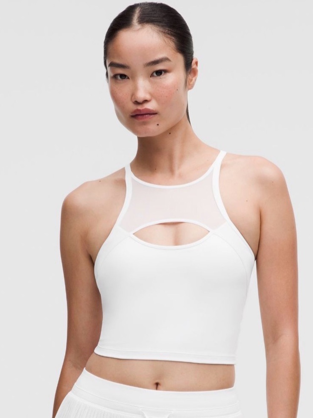 NWT Lululemon Ace Advantage Mesh Panel Tennis Tank White XS